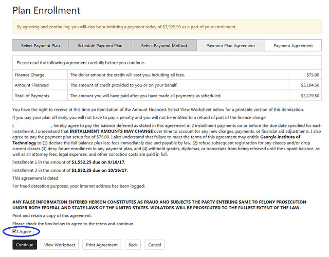 agreement echeck